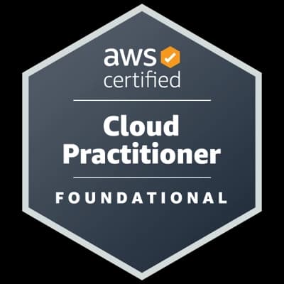 AWS Certified: Cloud Practitioner Foundational badge