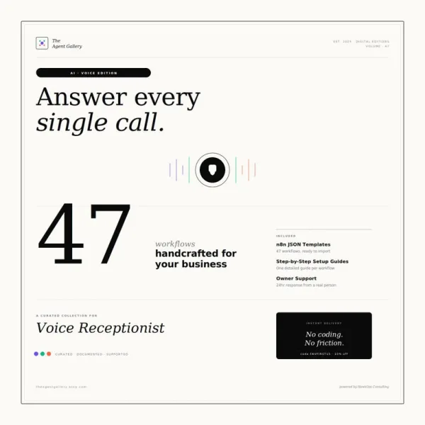 AI receptionist automation kit cover